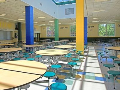 Blair Middle School Lunch room