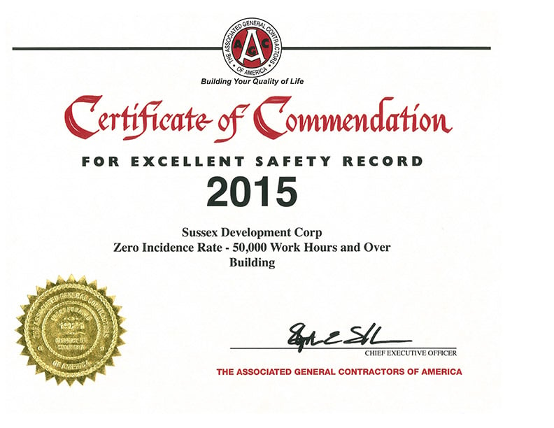 2015 AGC Safety Award