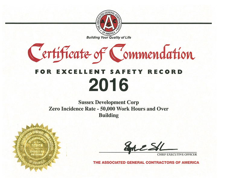 2016 AGC Safety Award 